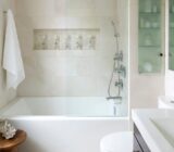 Small with tub or shower cabin