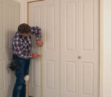 Fit a folding door in 4 simple steps